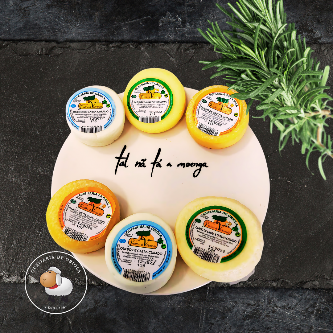 Queijo de Ovelha meia cura nº 0 - Pack 4