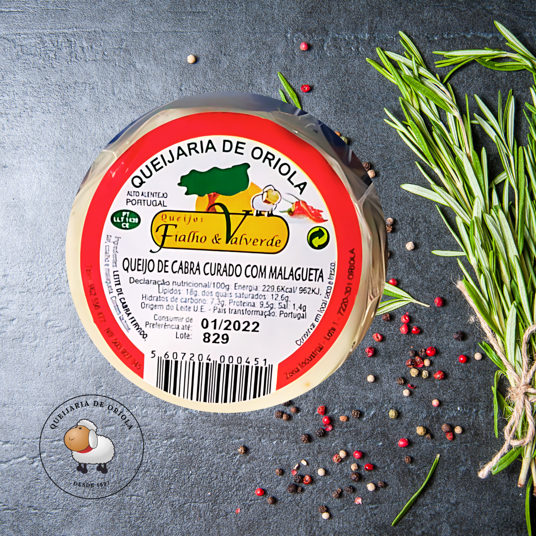 Queijo de Cabra Curado com Malagueta - Pack 2