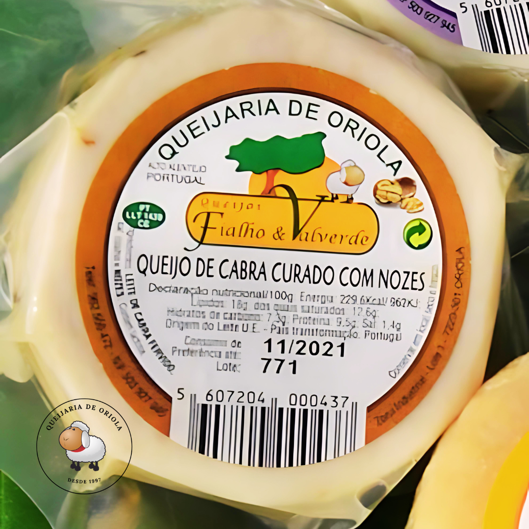 Queijo de Cabra Curado com Noz - Pack 2